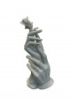  تحفة ديكور تمثال يد مع الوردة 28×12×7سم