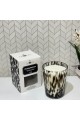 شمعه عطرية زجاج 2000 غرام برائحه (  PEAR&FREESIL) SCENTED CANDLE