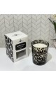 شمعه عطرية زجاج 1000 غرام برائحه (  PEAR&FREESIL) SCENTED CANDLE