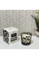  شمعه عطرية زجاج 500 غرام برائحه (  PEAR&FREESIL) SCENTED CANDLE